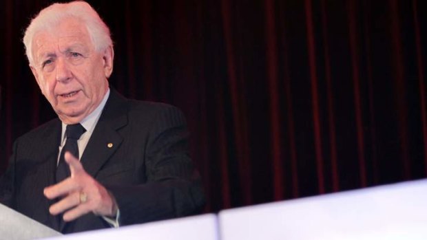Mr 90.64 per cent: Shareholders backed Frank Lowy's re-election to the board.
