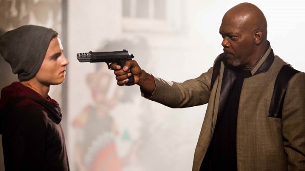 Callan McAuliffe starring opposite Samuel L. Jackson in <i>Kite</i>.