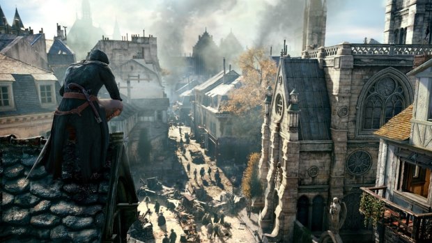 The revolution-era Paris is amazing, but the gameplay significantly less so.