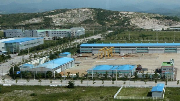 Joint venture: North Korea's Kaesong industrial complex.