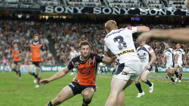 Dragons dreaming ... Wests Tigers Mitch Brown may be changing his stripes.