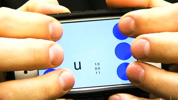 Braille Touch, an app developed by Georgia Tech researchers, makes it possible to text without looking.