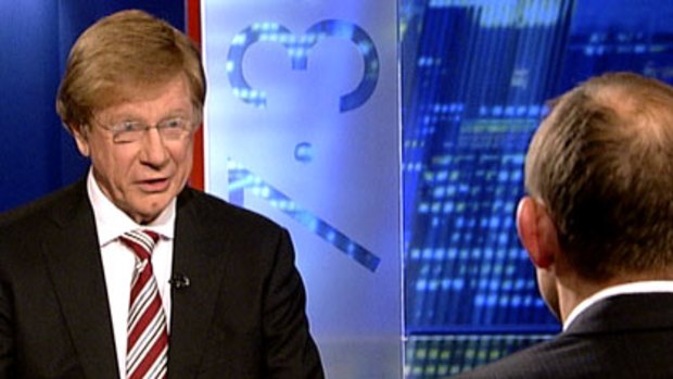 Kerry O'Brien tackles Tony Abbott on the 7.30 Report before this year's federal election.