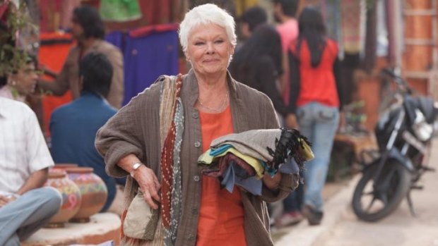Seniors' momentum: Judi Dench in <i>The Second Best Exotic Marigold Hotel</i>.