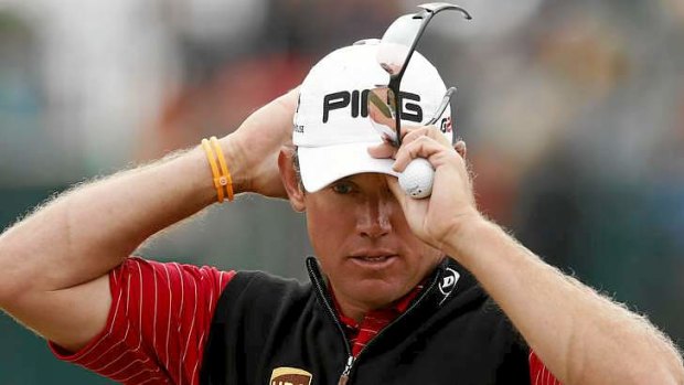 Opportunity lost: Lee Westwood of England.