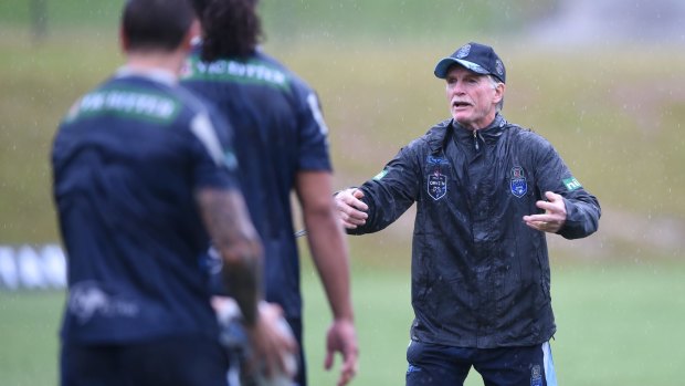 Veteran trainer Ronnie Palmer, pictured on Origin duty with NSW in 2015, is back at the Tigers.