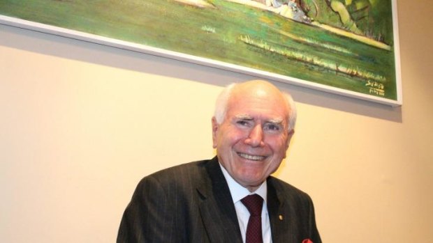Former prime minister John Howard described the Senate inquiry into Queensland's Newman government as blackmail.