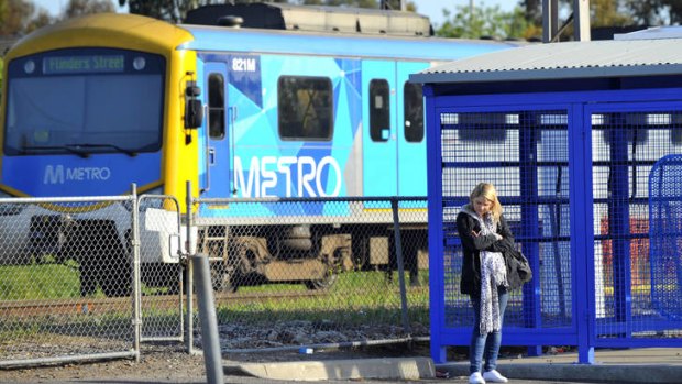 The number of passenger trips on Melbourne's trains dropped by almost 7 million last financial year.