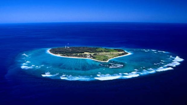 The future of eco-tourism ... Lady Elliot Island off the Queensland coast.