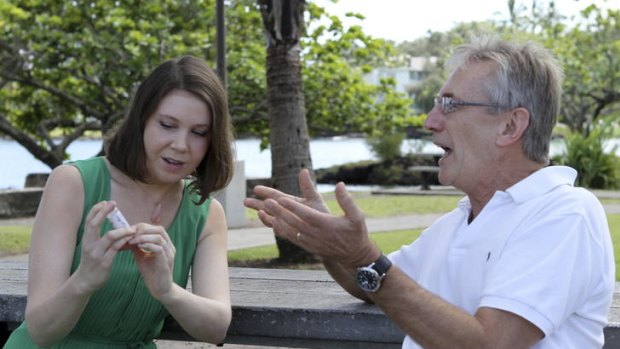 Anna Rose and Nick Minchin lock horns over climate change.