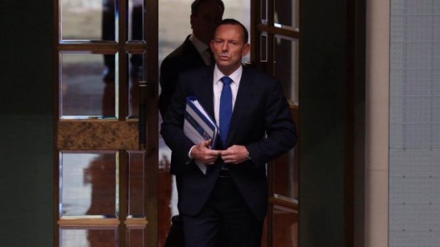 Planes to start flying over Iraq: Prime Minister Tony Abbott in Parliament on Wednesday. 