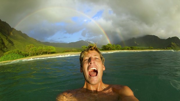 Self-taught Lennox Head photographer Craig Parry on assignment in Hawaii.