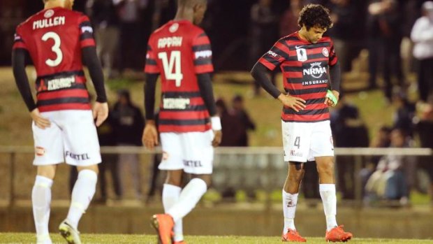 Boilover: Western Sydney Wanderers are out of the inaugural FFA Cup.