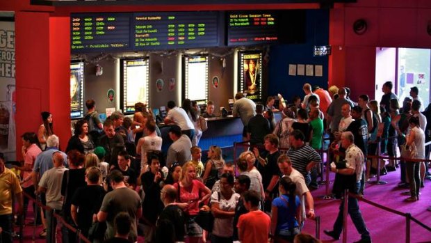 Boxing Day crowds at Knox City's Village multiplex.