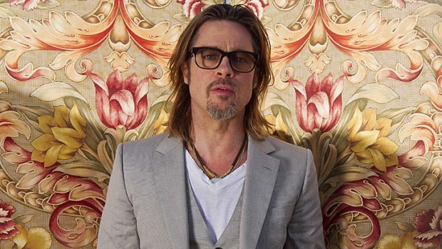 Local saviour ... Brad Pitt.