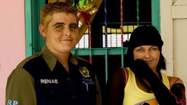 Jailed for 20 years ... Renae Lawrence, left, and Schapelle Corby have had their sentences cut.