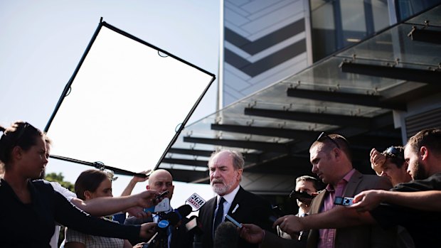 Man in the middle: Australian Rugby League Commission chairman John Grant.