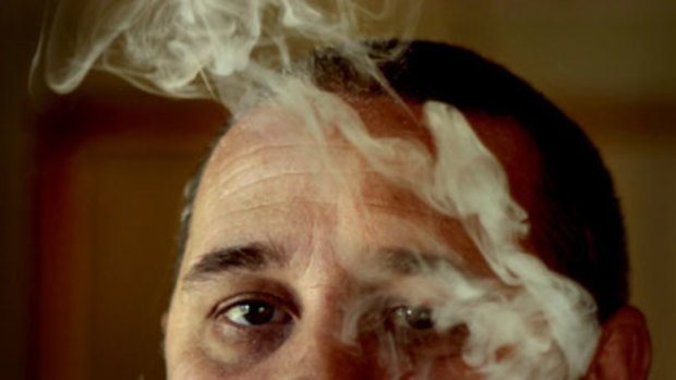 Terry Halmshaw ... inhales steam, not smoke.