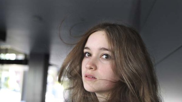 Emerging musician... Alice Englert.