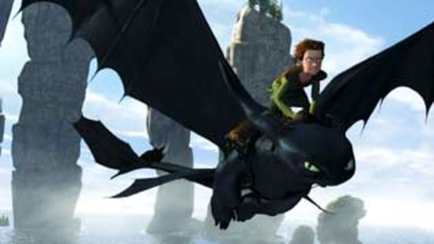 Flying scenes earned praise for How To Train Your Dragon.