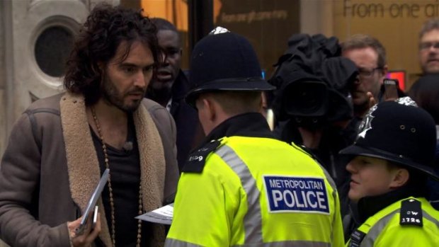 Russell Brand is on a mission to expose injustice in <i>The Emperor's New Clothes</i>.