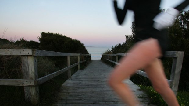 Fading light ... stay safe when running at night.