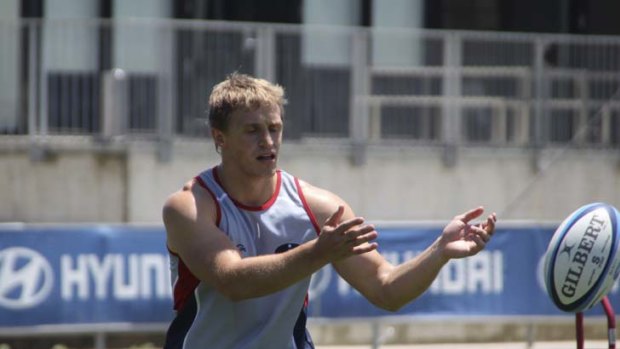 Valuable ... Yury Kushnarev is training with the Melbourne Rebels and will play some games for their development side before returning to Russia in March.