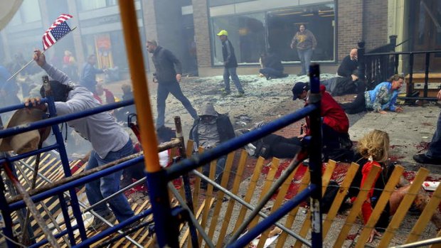 Carnage: more than 100 people were injured in the blasts