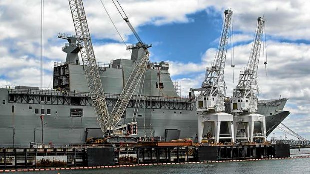 BAE System's Williamstown shipyard is reliant on government work.