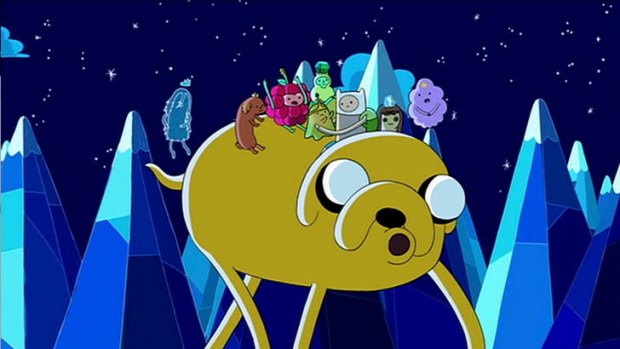 Indie rock music and bonkers characters ... <i>Adventure Time</i> is a delicious, slightly subversive alternative to Disney wholesomeness.