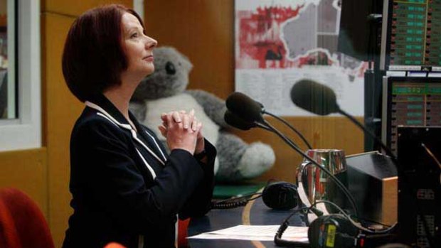 Julia Gillard on ABC radio in Brisbane.