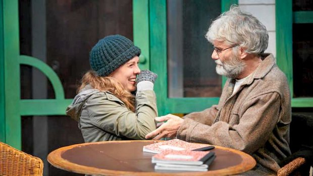 Absorbingly told: Matilda Ridgway and Michael Ross in Ensemble Theatre's <i>Proof</i>.