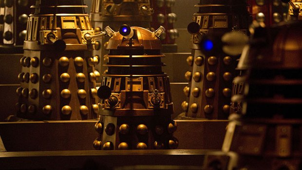 The Doctor takes on the show's signature villains in <i>Asylum of the Daleks</i>.