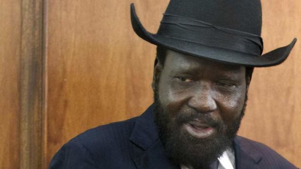 Tension: South Sudan President Salva Kiir, who has sacked his government.
