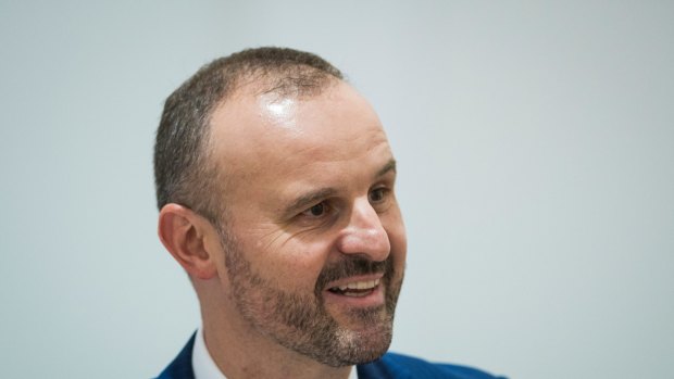 Chief Minister Andrew Barr. 