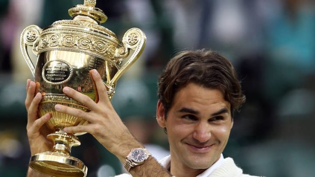 Champion ... Roger Federer.