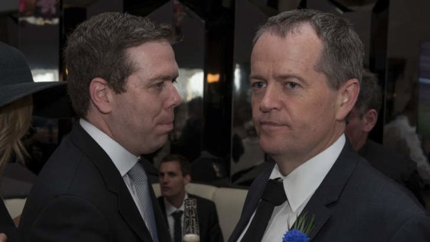 Paul Howes and Labor leader Bill Shorten last November.