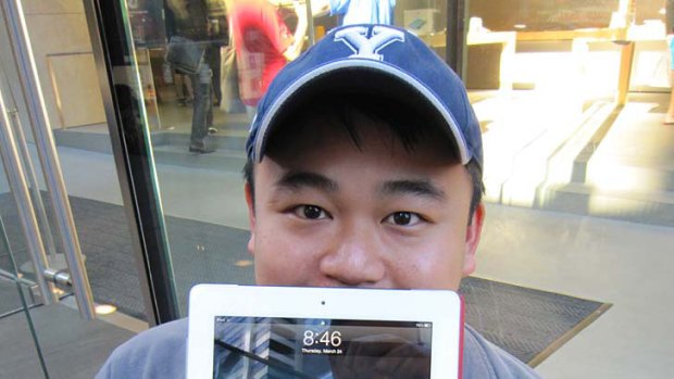 Alex Lee already has an iPad 2 but he's still lining up for another one.