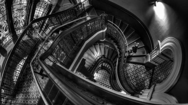 The winner: Buildings and Monuments Challenge,  Rodney Campbell, Queen Victoria Building titled <i>Down the Rabbit Hole</i>.