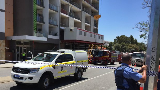Two workers have died in an accident in East Perth.