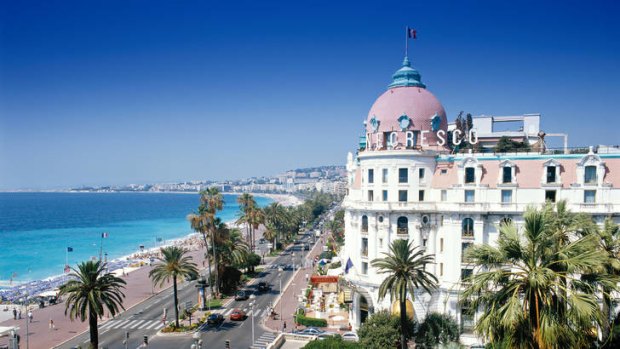 The Negresco is in prime position on the Cote d'Azur.