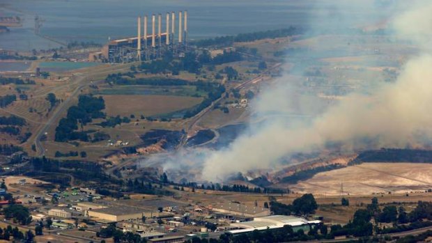 The fire in Morwell and Hazelwood power station.