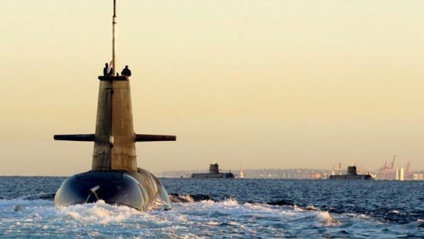New vision: Defence Minister David Johnston will outline the government’s plan for submarines to replace the ageing Collins Class fleet.