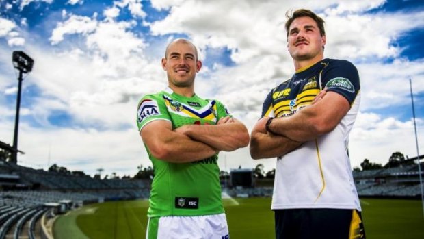 Joining forces: The Brumbies and Raiders will both play at Canberra Stadium this weekend.