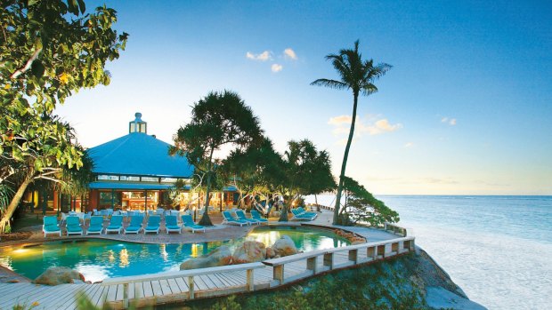 The pool at Heron Island Resort.  The 109-room resort is one of the longest-running in Australia. 




