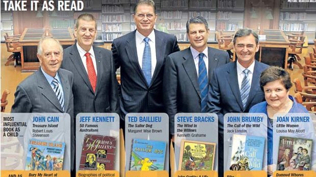 Premiers and their reading choices.