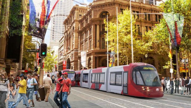 The new Sydney tram line is expected to be ready by 2019.