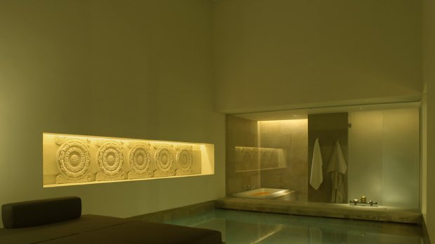 Water therapy ... every room has a plunge pool at Aman New Delhi.