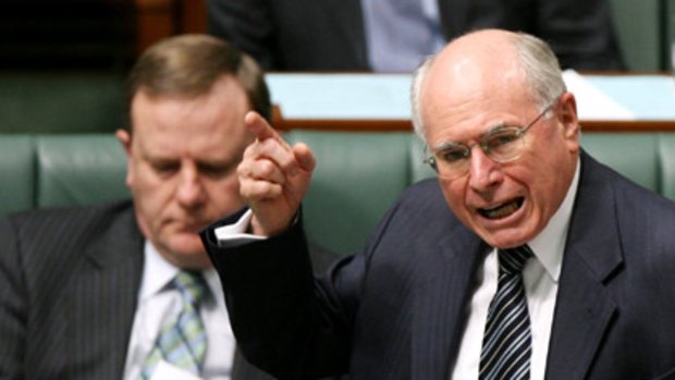 Team of rivals ... John Howard's first public criticism of his long-serving deputy threatens to damage the former prime minister's legacy.