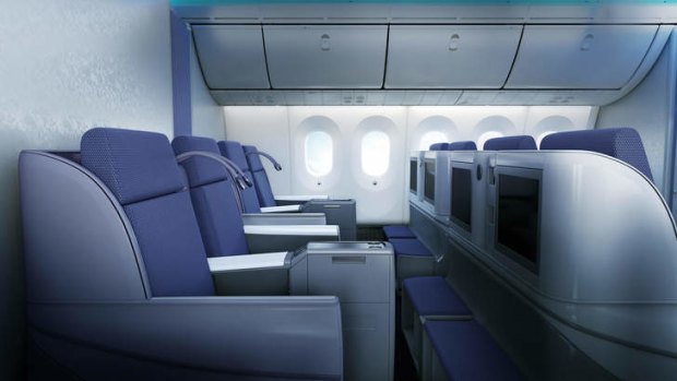 China Southern Airline's Dreamliner Business class.